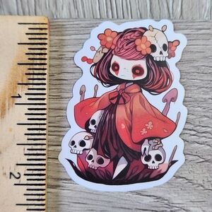 10/$10 Zombie Doll Horror Cartoon Stickers Decals Gothic Mushroom